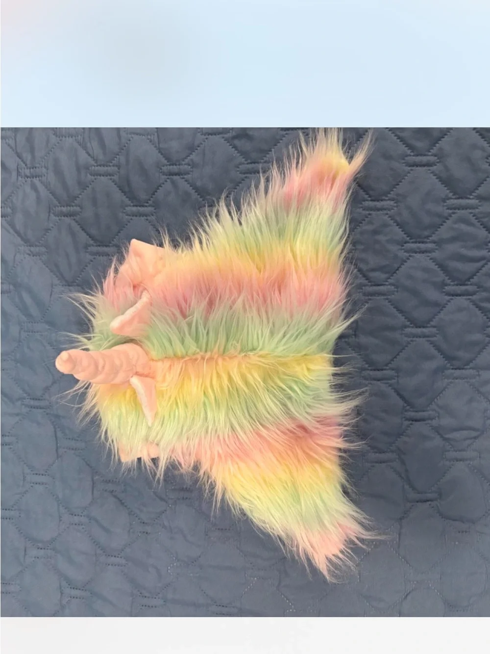 Amazon Pastel Unicorn Dog Headpiece in Pink, Green & Lavender